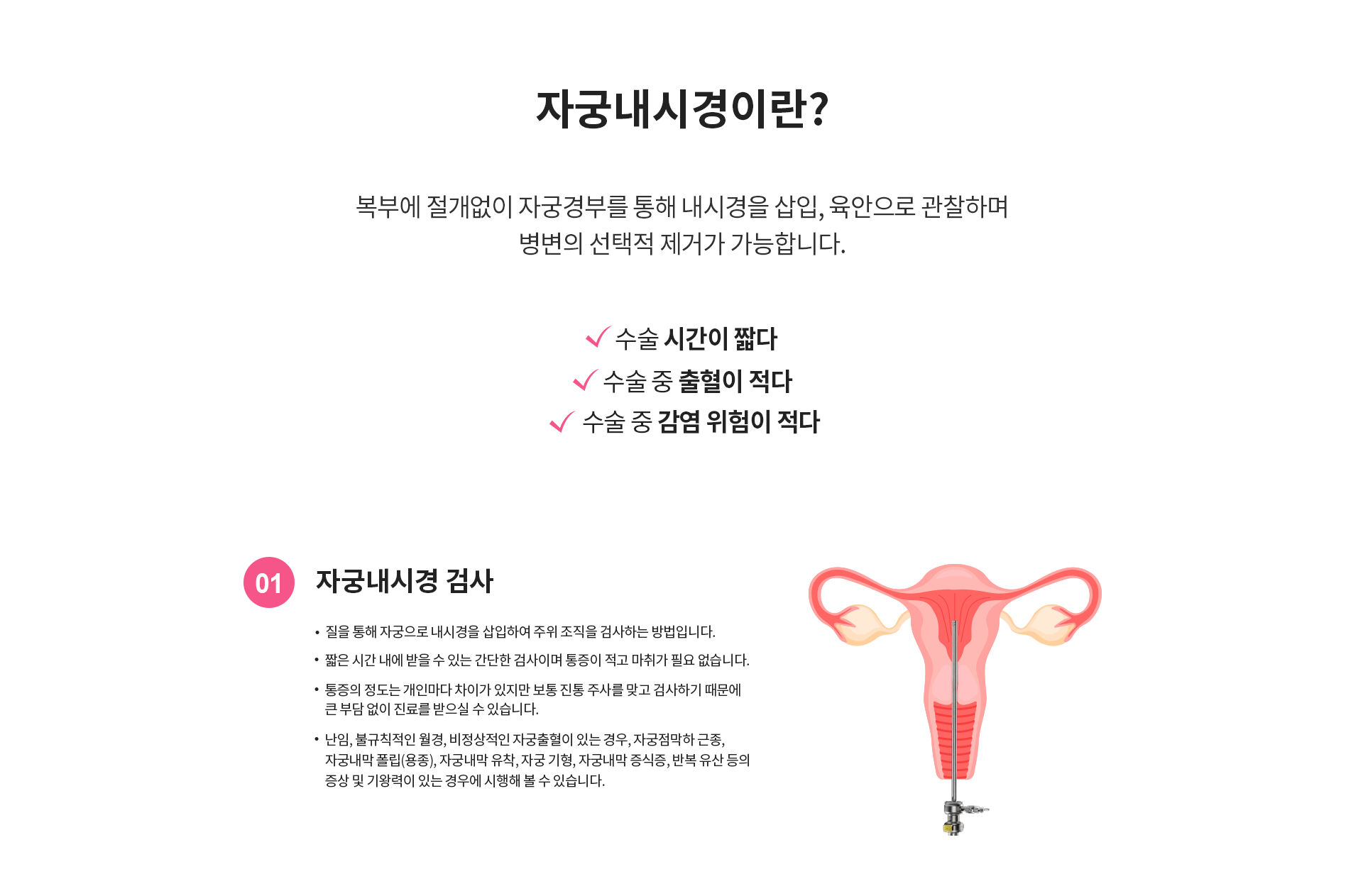 복강경센터 자궁내시경이란?